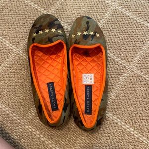 Ralph Lauren army flats